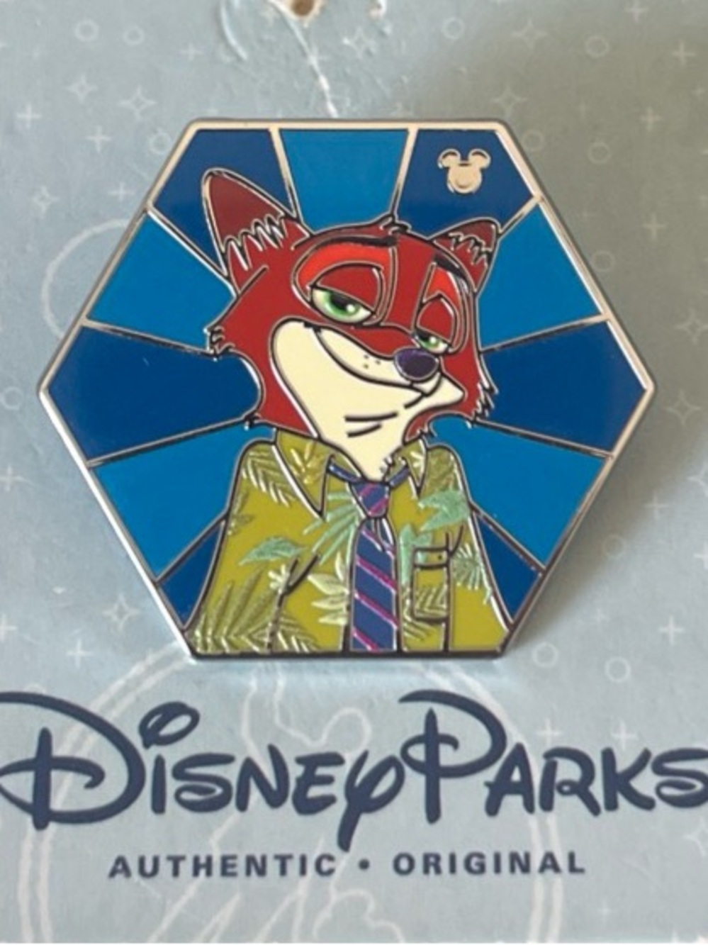 Disney Parks Nick Wilde Hidden Disney 2026 Wave A Disneyland Pin from Zootopia